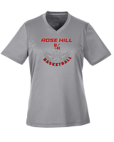 Rose Hill HS Boys Basketball Outline - Womens Performance Shirt