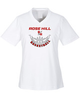 Rose Hill HS Boys Basketball Outline - Womens Performance Shirt