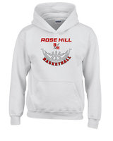 Rose Hill HS Boys Basketball Outline - Youth Hoodie