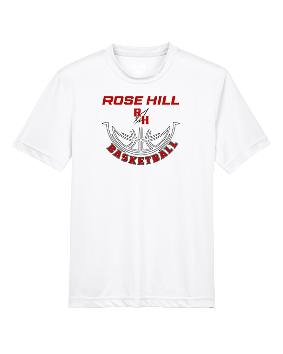 Rose Hill HS Boys Basketball Outline - Youth Performance Shirt