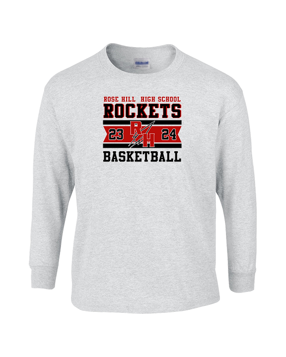 Rose Hill HS Boys Basketball Stamp - Cotton Longsleeve