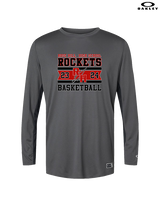 Rose Hill HS Boys Basketball Stamp - Mens Oakley Longsleeve