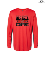 Rose Hill HS Boys Basketball Stamp - Mens Oakley Longsleeve