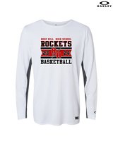 Rose Hill HS Boys Basketball Stamp - Mens Oakley Longsleeve