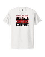 Rose Hill HS Boys Basketball Stamp - Mens Select Cotton T-Shirt