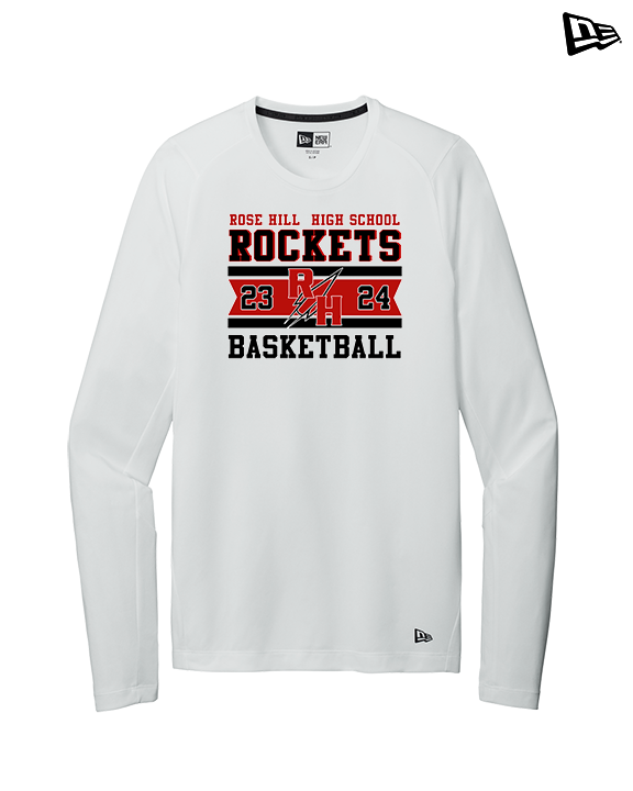 Rose Hill HS Boys Basketball Stamp - New Era Performance Long Sleeve