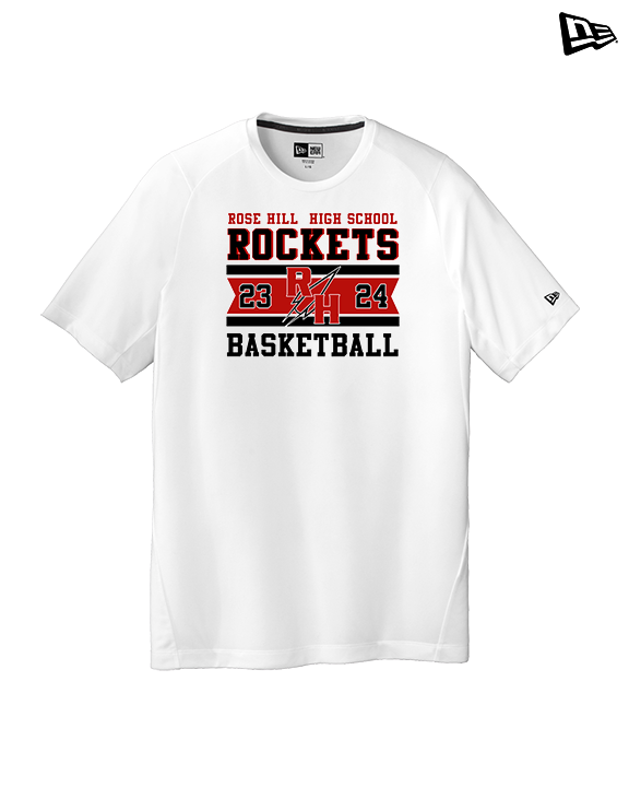 Rose Hill HS Boys Basketball Stamp - New Era Performance Shirt