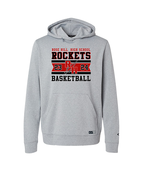 Rose Hill HS Boys Basketball Stamp - Oakley Performance Hoodie