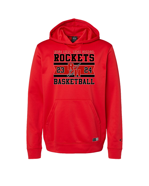 Rose Hill HS Boys Basketball Stamp - Oakley Performance Hoodie