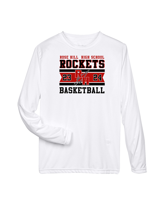 Rose Hill HS Boys Basketball Stamp - Performance Longsleeve