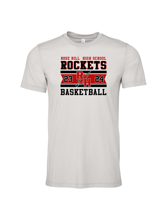 Rose Hill HS Boys Basketball Stamp - Tri-Blend Shirt