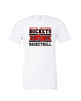 Rose Hill HS Boys Basketball Stamp - Tri-Blend Shirt