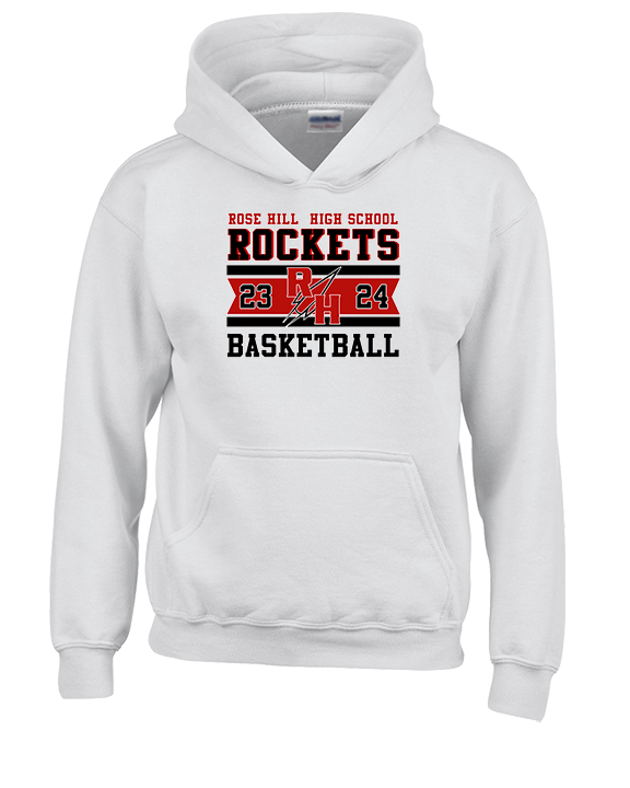 Rose Hill HS Boys Basketball Stamp - Unisex Hoodie