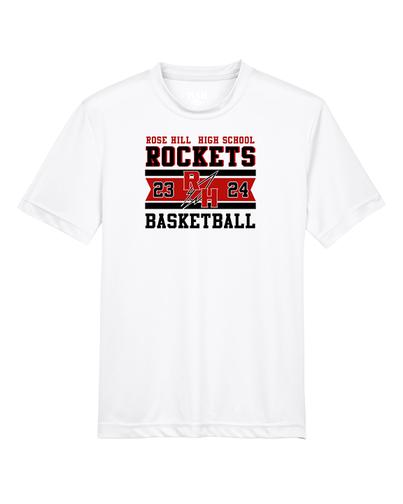 Rose Hill HS Boys Basketball Stamp - Youth Performance Shirt