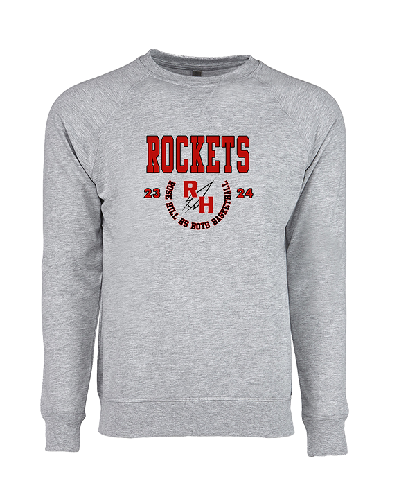 Rose Hill HS Boys Basketball Swoop - Crewneck Sweatshirt