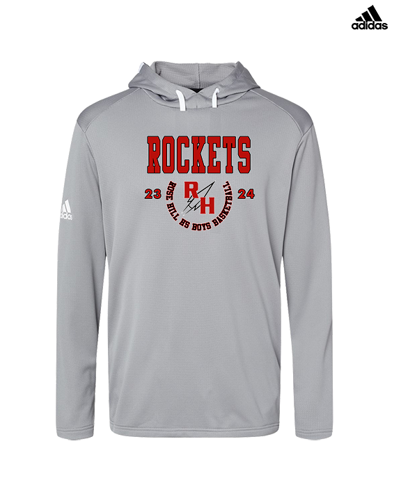 Rose Hill HS Boys Basketball Swoop - Mens Adidas Hoodie