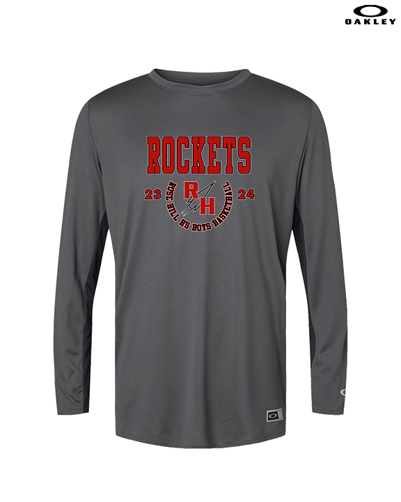 Rose Hill HS Boys Basketball Swoop - Mens Oakley Longsleeve