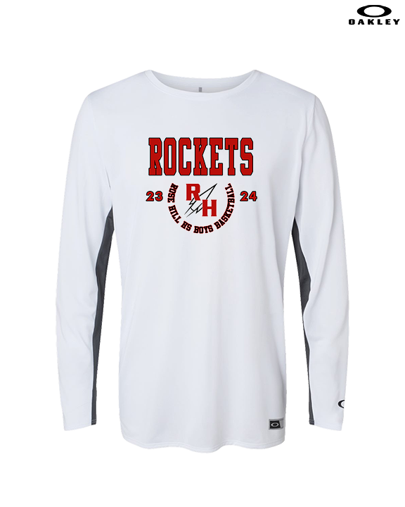 Rose Hill HS Boys Basketball Swoop - Mens Oakley Longsleeve