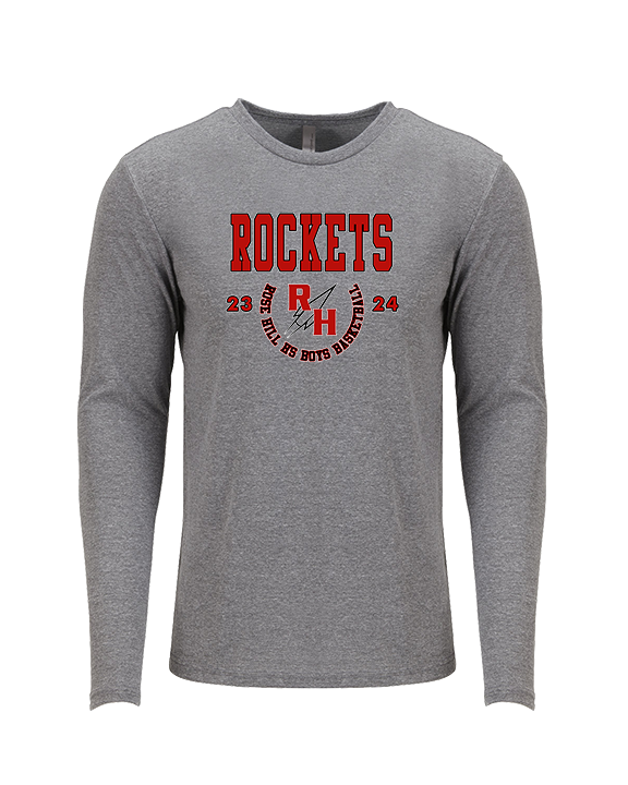 Rose Hill HS Boys Basketball Swoop - Tri-Blend Long Sleeve