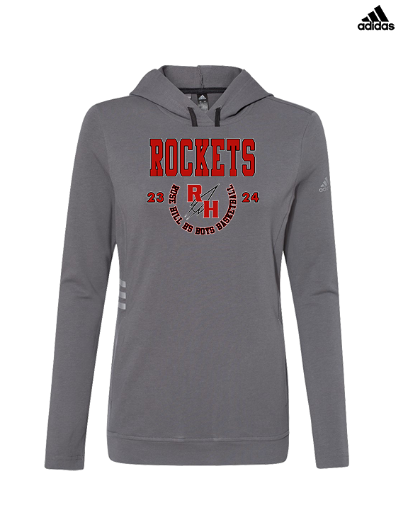 Rose Hill HS Boys Basketball Swoop - Womens Adidas Hoodie