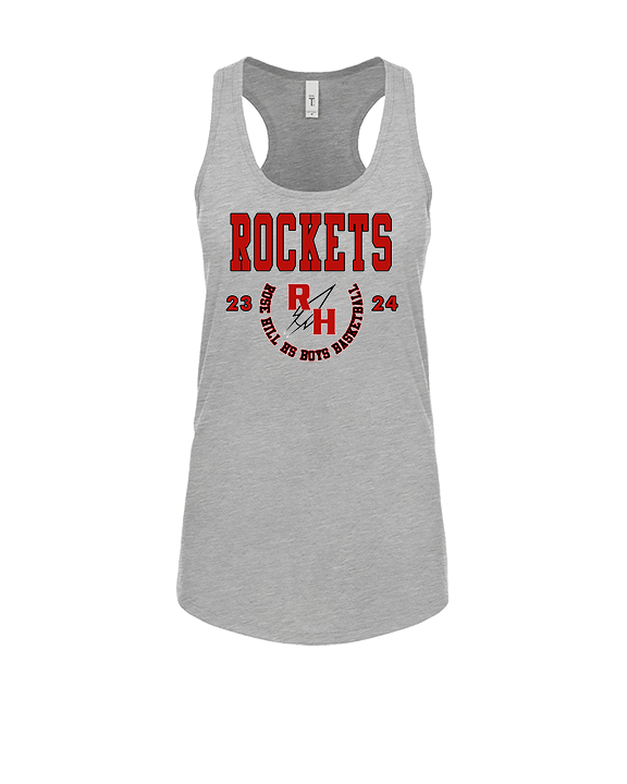 Rose Hill HS Boys Basketball Swoop - Womens Tank Top