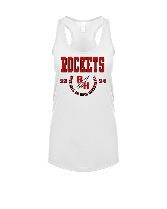 Rose Hill HS Boys Basketball Swoop - Womens Tank Top