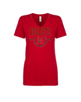 Rose Hill HS Boys Basketball Swoop - Womens Vneck