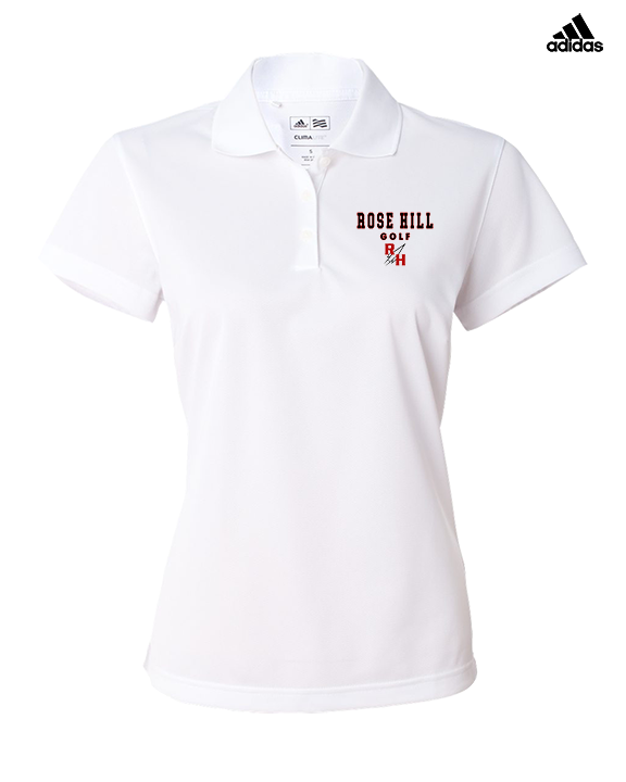 Rose Hill HS Golf Block - Adidas Womens Polo