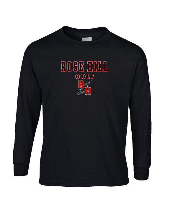 Rose Hill HS Golf Block - Cotton Longsleeve