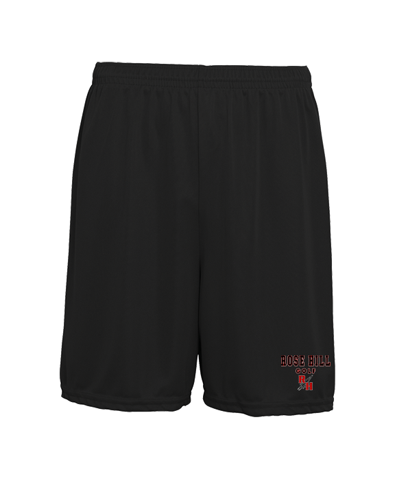 Rose Hill HS Golf Block - Mens 7inch Training Shorts