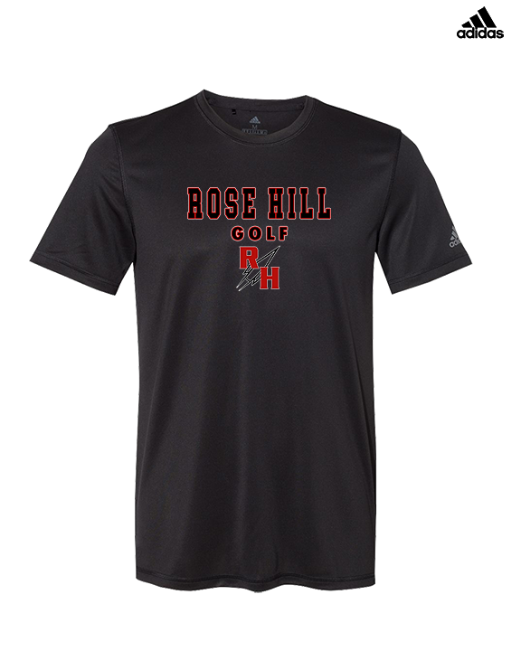 Rose Hill HS Golf Block - Mens Adidas Performance Shirt