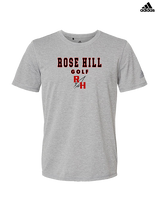 Rose Hill HS Golf Block - Mens Adidas Performance Shirt