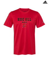 Rose Hill HS Golf Block - Mens Adidas Performance Shirt