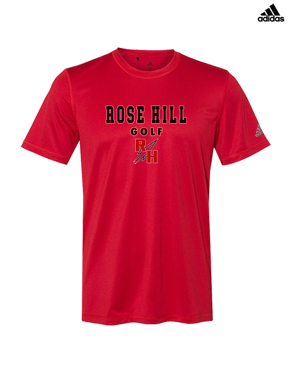 Rose Hill HS Golf Block - Mens Adidas Performance Shirt