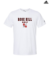 Rose Hill HS Golf Block - Mens Adidas Performance Shirt