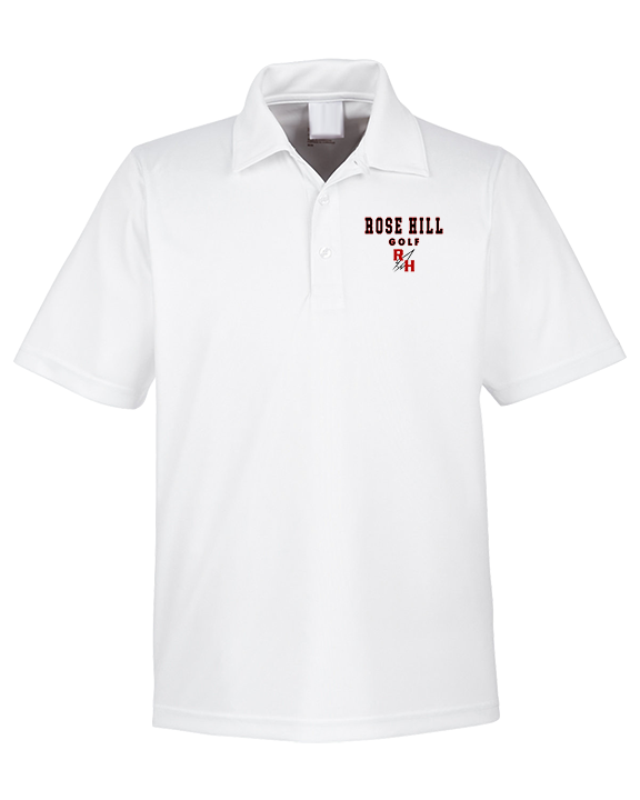 Rose Hill HS Golf Block - Mens Polo