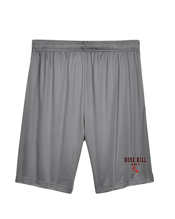 Rose Hill HS Golf Block - Mens Training Shorts with Pockets