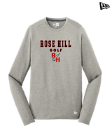 Rose Hill HS Golf Block - New Era Performance Long Sleeve