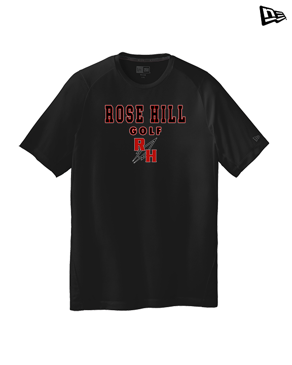 Rose Hill HS Golf Block - New Era Performance Shirt