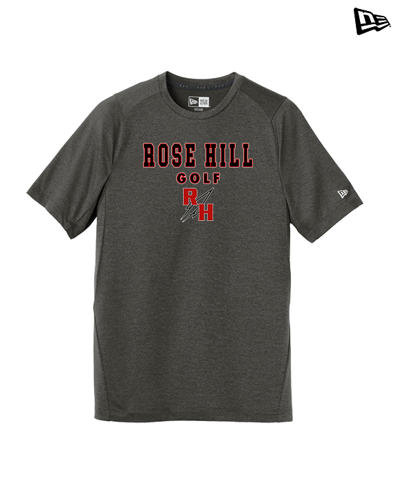 Rose Hill HS Golf Block - New Era Performance Shirt