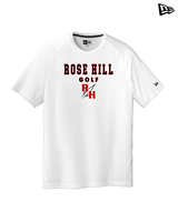 Rose Hill HS Golf Block - New Era Performance Shirt