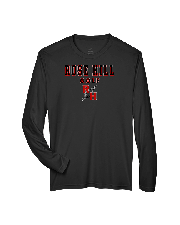 Rose Hill HS Golf Block - Performance Longsleeve