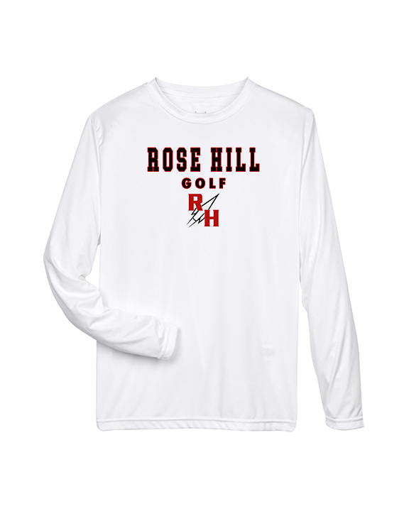 Rose Hill HS Golf Block - Performance Longsleeve