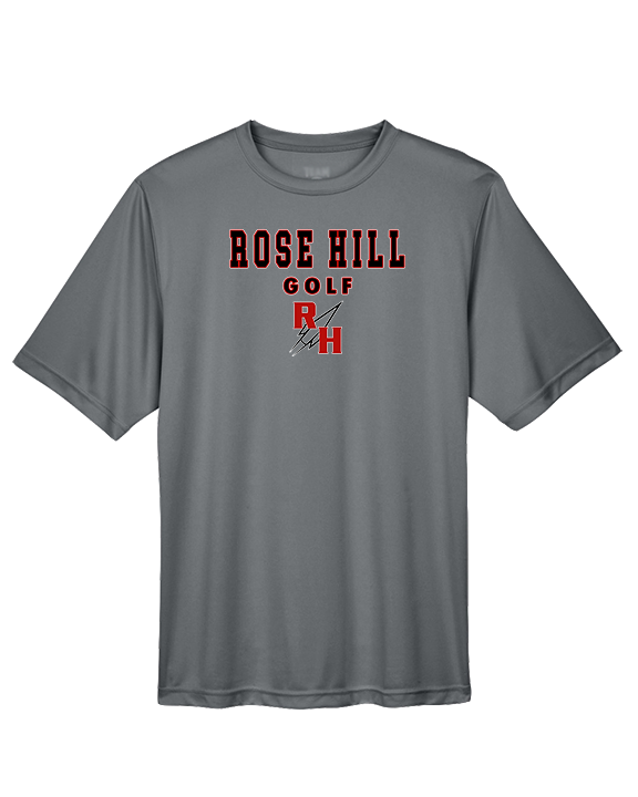 Rose Hill HS Golf Block - Performance Shirt