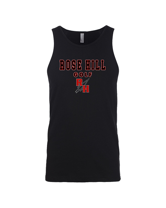 Rose Hill HS Golf Block - Tank Top