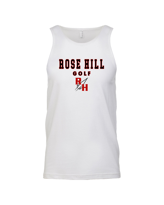 Rose Hill HS Golf Block - Tank Top