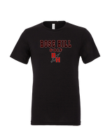 Rose Hill HS Golf Block - Tri - Blend Shirt