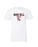 Rose Hill HS Golf Block - Tri - Blend Shirt