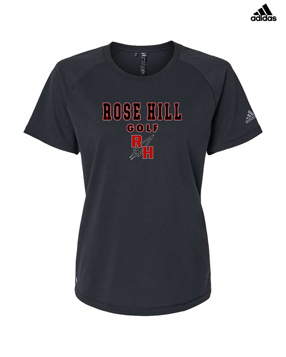Rose Hill HS Golf Block - Womens Adidas Performance Shirt