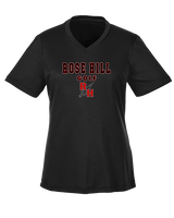 Rose Hill HS Golf Block - Womens Performance Shirt